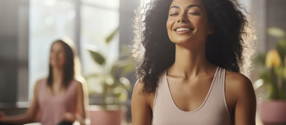 People doing yoga together to Boost Mental Health