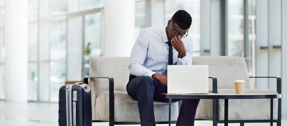Man feeling Anxiety Before Job Interviews