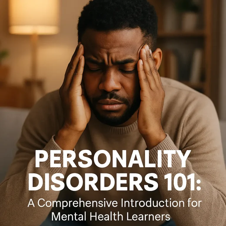 Personality Disorders 101: A Comprehensive Introduction for Mental Health Learners