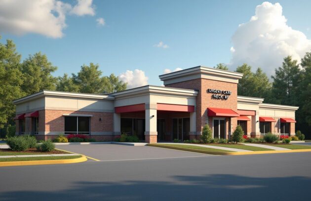 urgent care near me Griffin GA — editorial photograph, wide landscape composition
