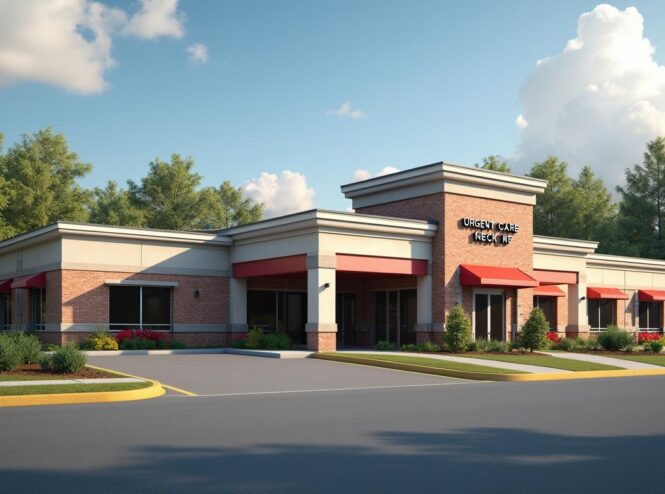 urgent care near me Griffin GA — editorial photograph, wide landscape composition